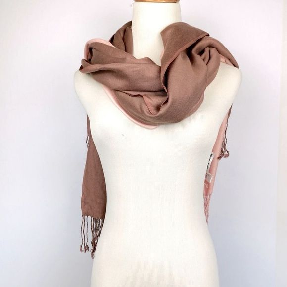 GERRY WEBER Pink Ombre Long Scarf - Picture 1 of 6